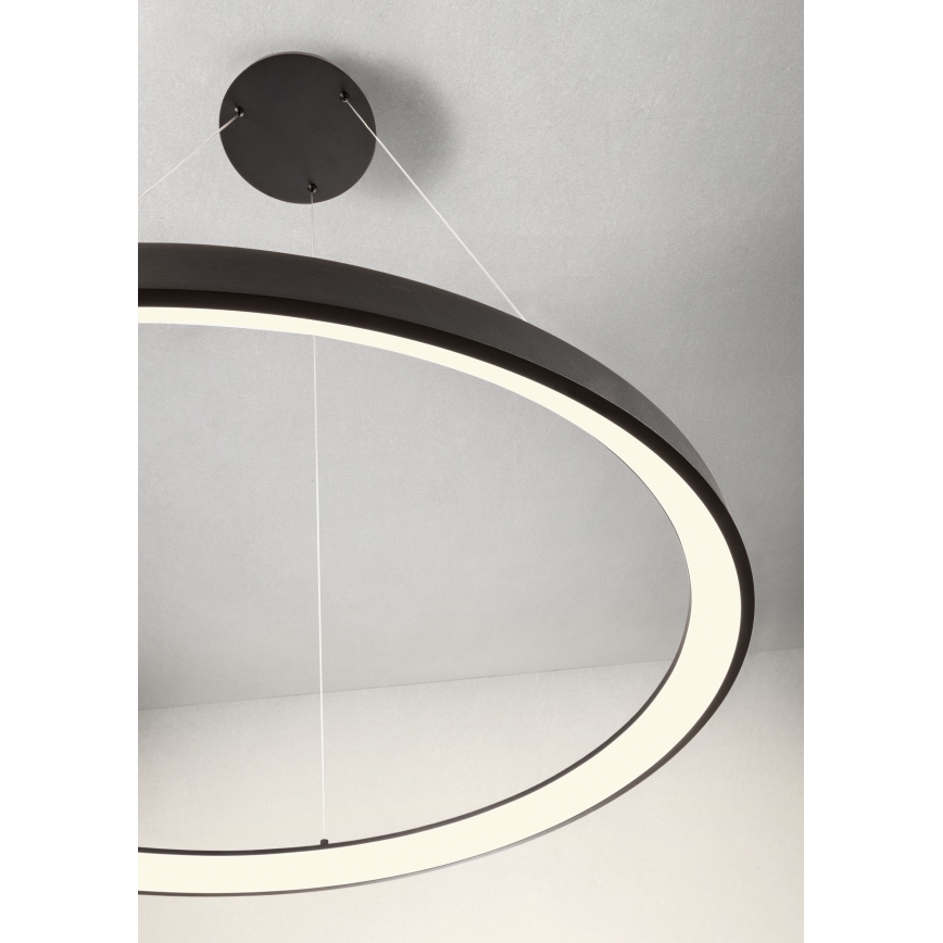 Redo 01-2674- LED Димируем пендел ICONIC LED/50W/230V Ø 58 см черен