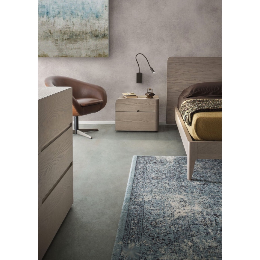 Redo 01-2755 - Гъвкава LED лампа WALLIE LED/3W/230V USB CRI 90 черна