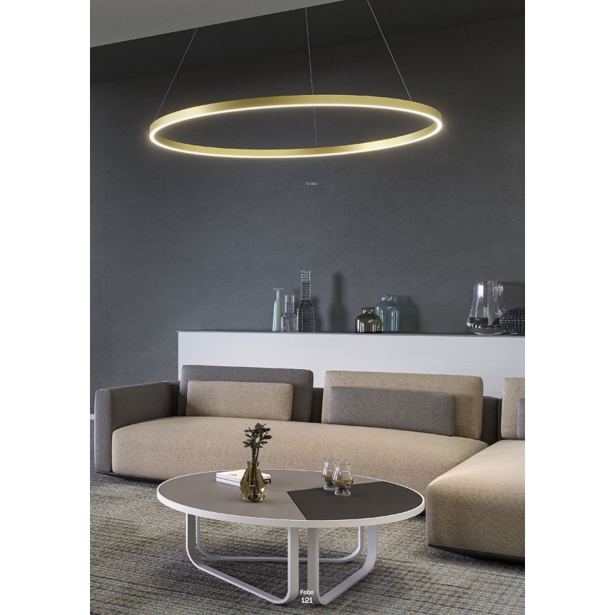 Redo 01-2867 - LED Димируем пендел FEBE LED/37W/230V черен