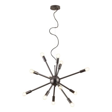 Redo 01-2934 - Полилей на кабел STELLAR 12xE14/25W/230V черен