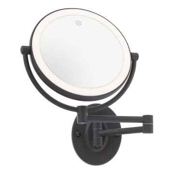Redo 01-3088 - LED Димируем докосване козметично огледало SELFIE LED/7W/230V 3000/4000/6000K черен