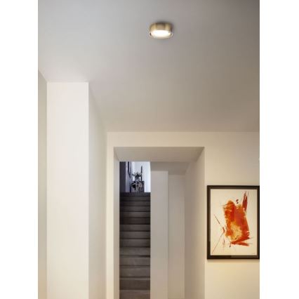 Redo 01-3097 - LED Плафониера PUNKT LED/6W/230V месинг