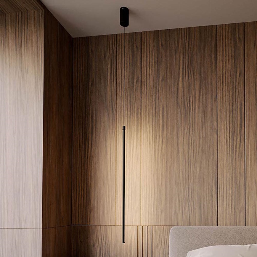 Redo 01-3116 - LED Пендел TABOO LED/9W/230V черен