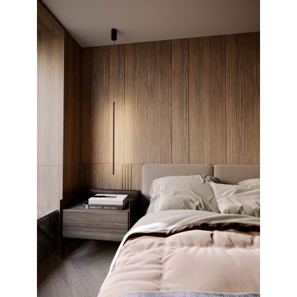 Redo 01-3116 - LED Пендел TABOO LED/9W/230V черен