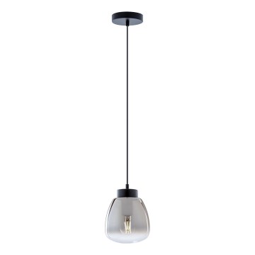 Redo 01-3196 - Пендел LUKE 1xE27/42W/230V Ø 17 см черен