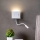 Redo 01-3210 - LED аплик с flexible малко лампа MOKA LED/6W + LED/3W/230V USB CRI90 бял