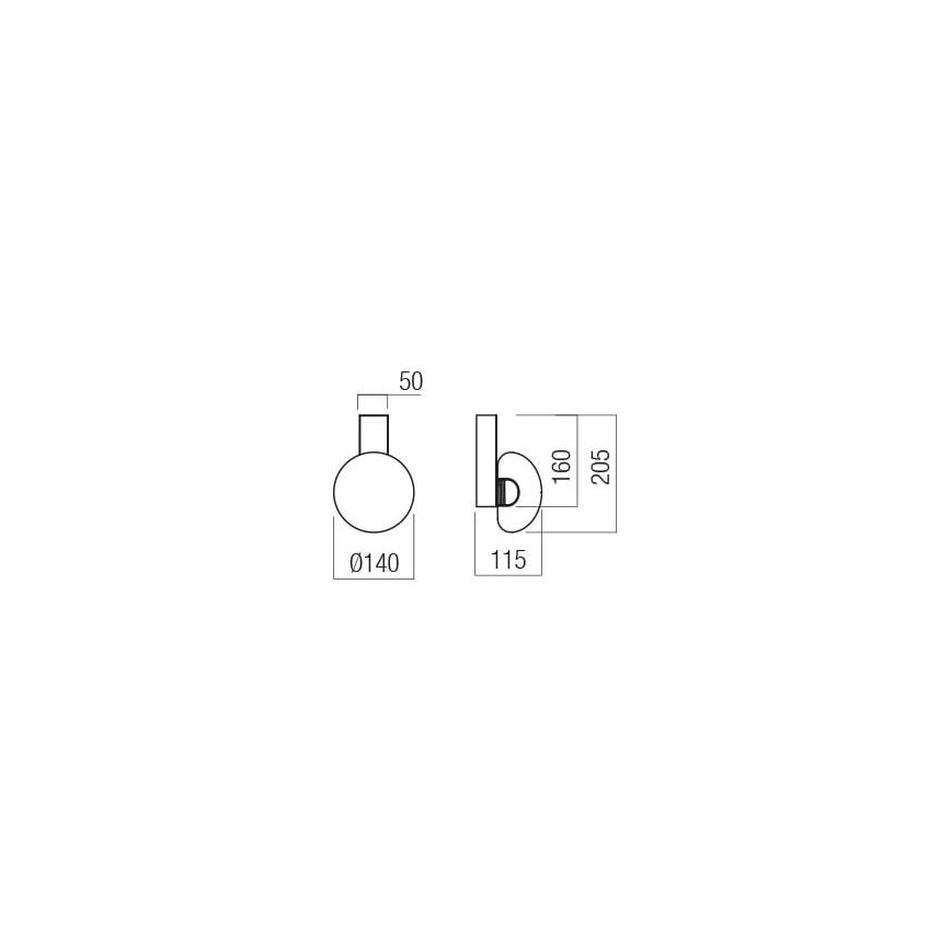 Redo 01-3239 - LED аплик SINCLAIR LED/6,5W/230V CRI 93 IP21 златист