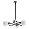 Redo 01-3257 - Полилей на штанга CONFUSIO 3xE14/28W/230V, Ø 76 см, черен
