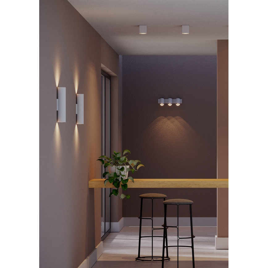 Redo 01-3407 - Точково осветително тяло DELPHI 1xGU10/7W/230V 8,1x8,1 см бяло