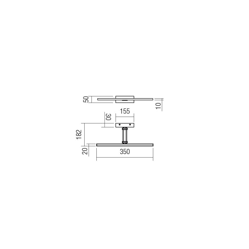 Redo 01-3460 - LED Лампа за картина LINEAR LED/8W/230V 35 см CRI 92 бял