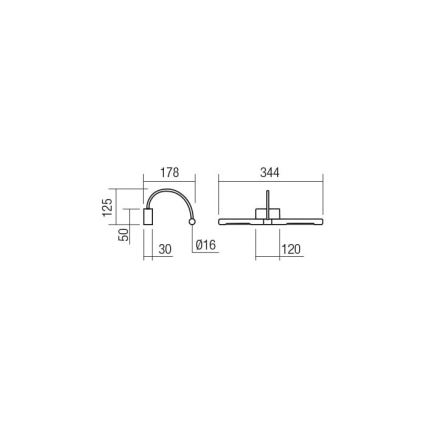 Redo 01-3464 - LED Лампа за картина KENDO LED/6W/230V 34,4 см CRI 92 бял