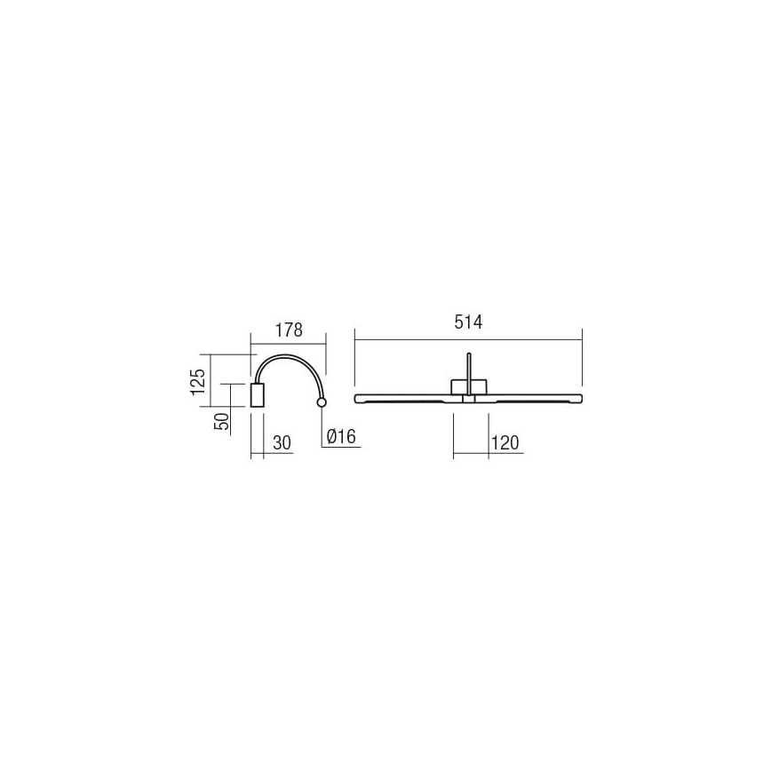 Redo 01-3466 - LED Лампа за картина KENDO LED/11W/230V 51,4 см CRI 92 бял