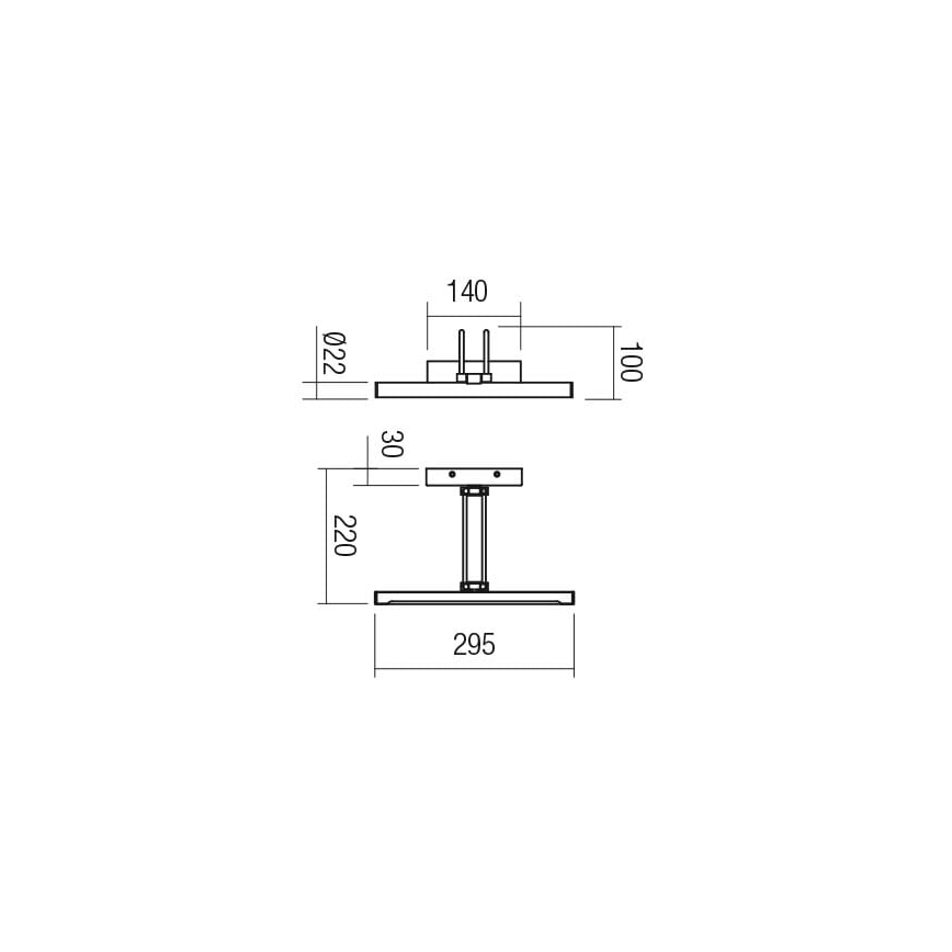 Redo 01-3472 - LED Лампа за картина IKON LED/7,3W/230V 29,5 см CRI 92 месинг