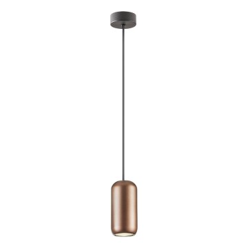 Redo 01-3476 - Пендел BOOM 1xGU10/10W/230V Ø 7,6 см кафяв