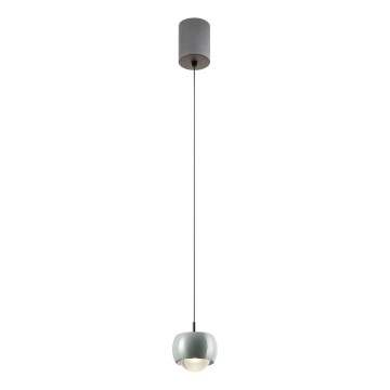 Redo 01-3549 - LED Пендел AVES LED/12W/230V Ø 9,6 см CRI 90 сив
