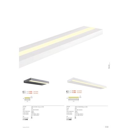Redo 01-3555 - LED аплик SEED LED/30W/230V черен