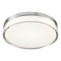 Redo 01-3728 - LED баня таванно осветително тяло FRISBI LED/18W/230V Ø 28 см CRI 90 3000/4000K IP44 лъскав хром
