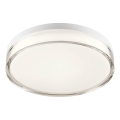 Redo 01-3732 - LED таванно осветително тяло за баня FRISBI LED/18W/230V Ø 28 см CRI 90 3000/4000K IP44 бяло