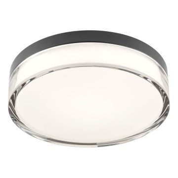 Redo 01-3735 - LED Плафон за баня FRISBI LED/12W/230V Ø 23 см CRI 90 3000/4000K IP44 черен