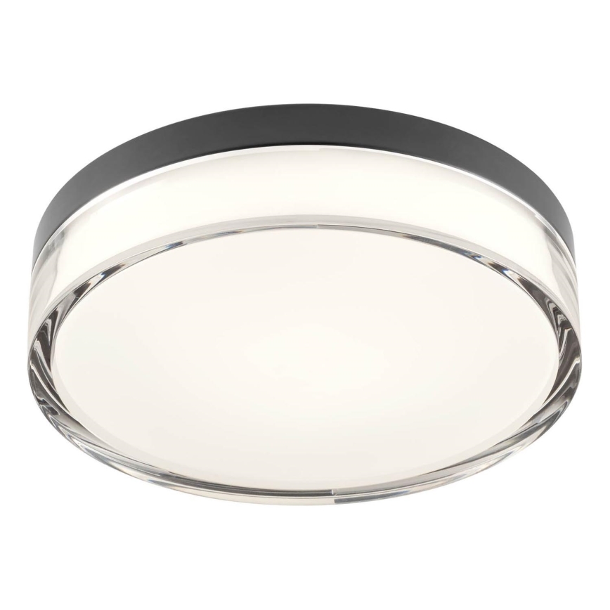 Redo 01-3735 - LED Плафон за баня FRISBI LED/12W/230V Ø 23 см CRI 90 3000/4000K IP44 черен