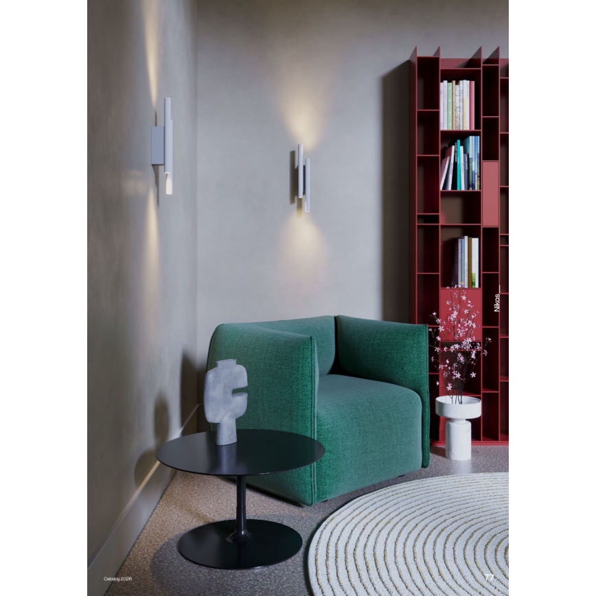 Redo 01-3850 - LED стенен аплик NIKOS 4xLED/4W/230V 3000K CRI 90 бял