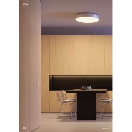 Redo 01-3941 - LED таванно осветително тяло DIP LED/40W/230V 2700/3000/4000/5000/6500K CRI 90 Ø 62,4 см бяло