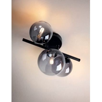 Redo 01-3988 - Полилей за повърхностен монтаж ASTRA 3xG9/8W/230V черен