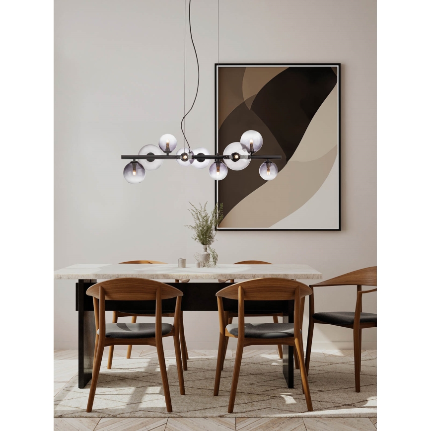 Redo 01-3989 - Пендел ASTRA 9xG9/8W/230V черен