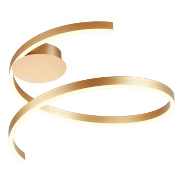 Redo 01-4011 - LED димируемо таванно осветително тяло SCROLL LED/38W/230V 3000K/4000K/6000K CRI 90 диаметър 60 см златисто