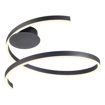 Redo 01-4012 - LED димируемо таванно осветително тяло SCROLL LED/38W/230V 3000K/4000K/6000K CRI 90 диаметър 60 см черно