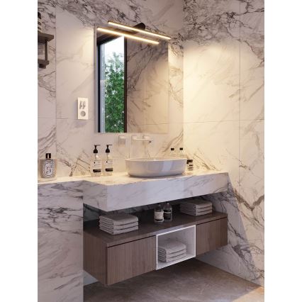 Redo 01-4036 - LED Лампа за огледало в баня ROW LED/18W/230V 90 см IP44 черен