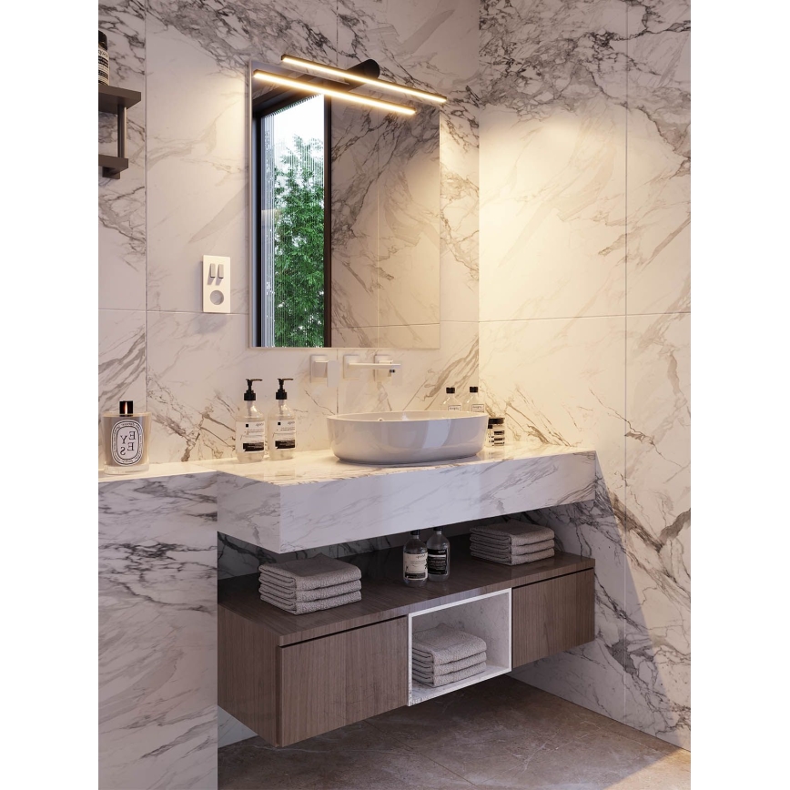 Redo 01-4036 - LED Лампа за огледало в баня ROW LED/18W/230V 90 см IP44 черен