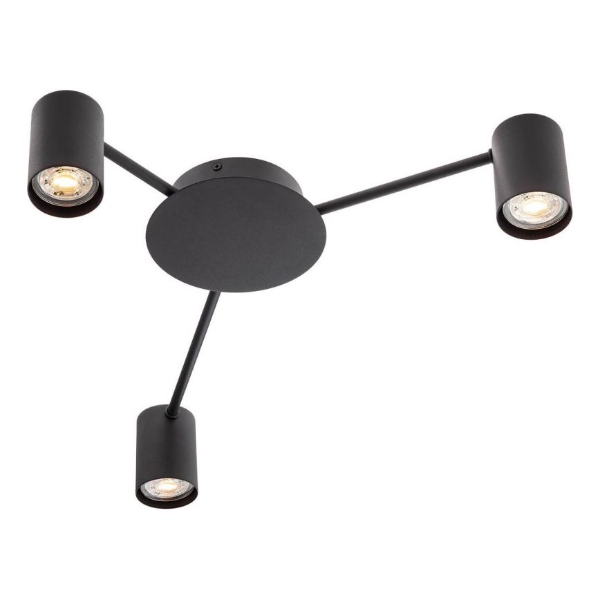 Redo 01-4050 - Спот NOA 3xGU10/10W/230V черен