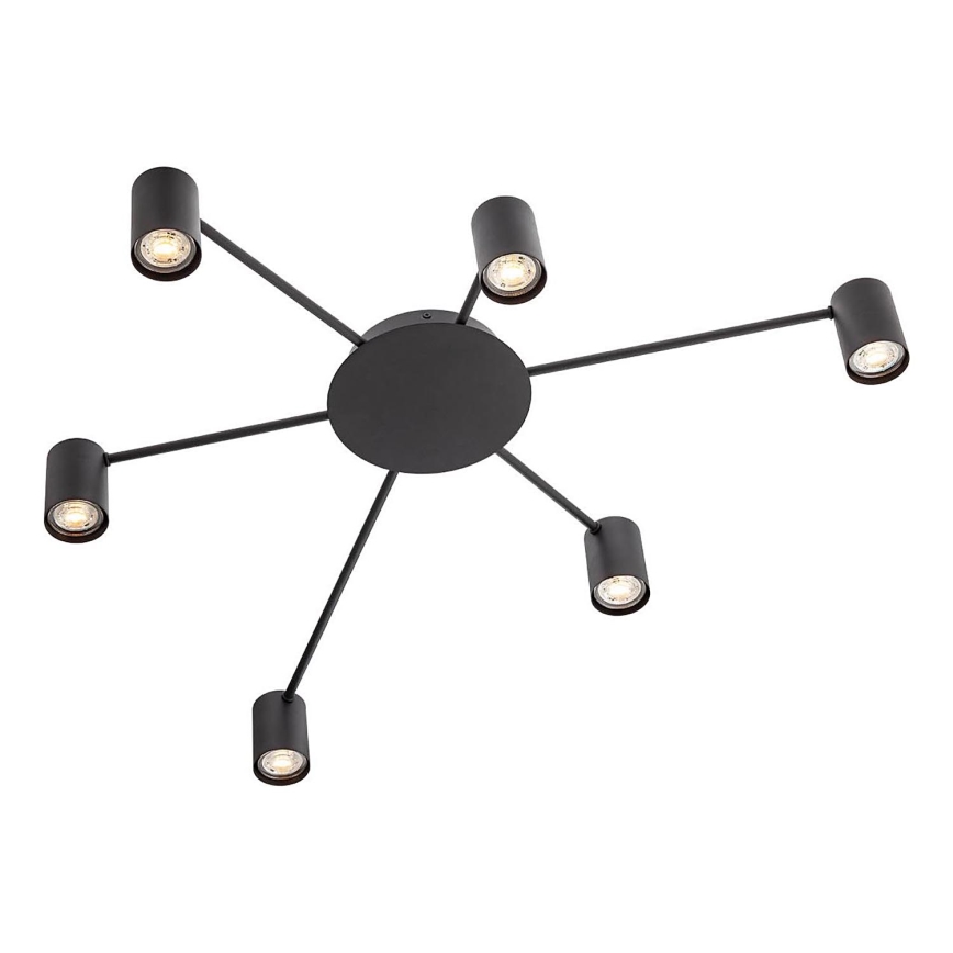 Redo 01-4052 - Спот NOA 6xGU10/10W/230V черен