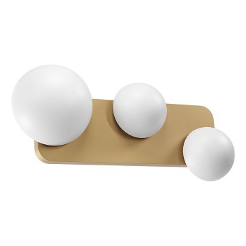 Redo 01-4329 - LED стенен аплик LUMIEN 3xLED/18W/230V 2700/3000K CRI 90 бяло/златисто