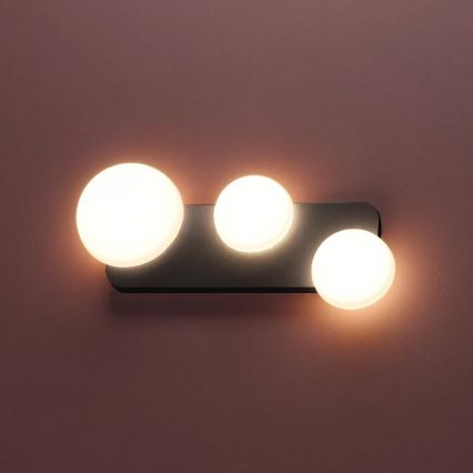 Redo 01-4330 - LED стенно осветително тяло LUMIEN 3xLED/18W/230V 2700/3000K CRI 90 бяло/черно