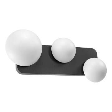 Redo 01-4330 - LED стенно осветително тяло LUMIEN 3xLED/18W/230V 2700/3000K CRI 90 бяло/черно