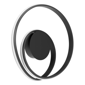 Redo 01-4356 - Димируемо стенно LED осветително тяло TORSION LED/30W/230V 2700/3000/4000K CRI 90 черно