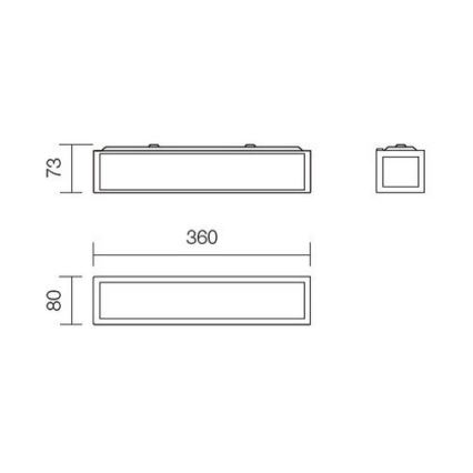Redo 01-703 - Стенно осветително тяло за баня EGO 2xE14/28W/230V 36 cm IP44 лъскав хром