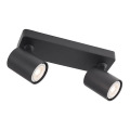 Redo 04-470 - Спот осветително тяло CAMEO 2xGU10/35W/230V черно