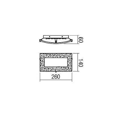Redo 05-863 - LED аплик ARTEMIS LED/10W/230V сребрист