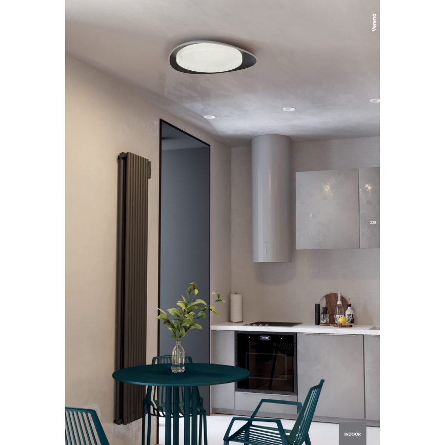Redo 05-922 - LED Плафониера VERENA LED/24W/230V антрацит