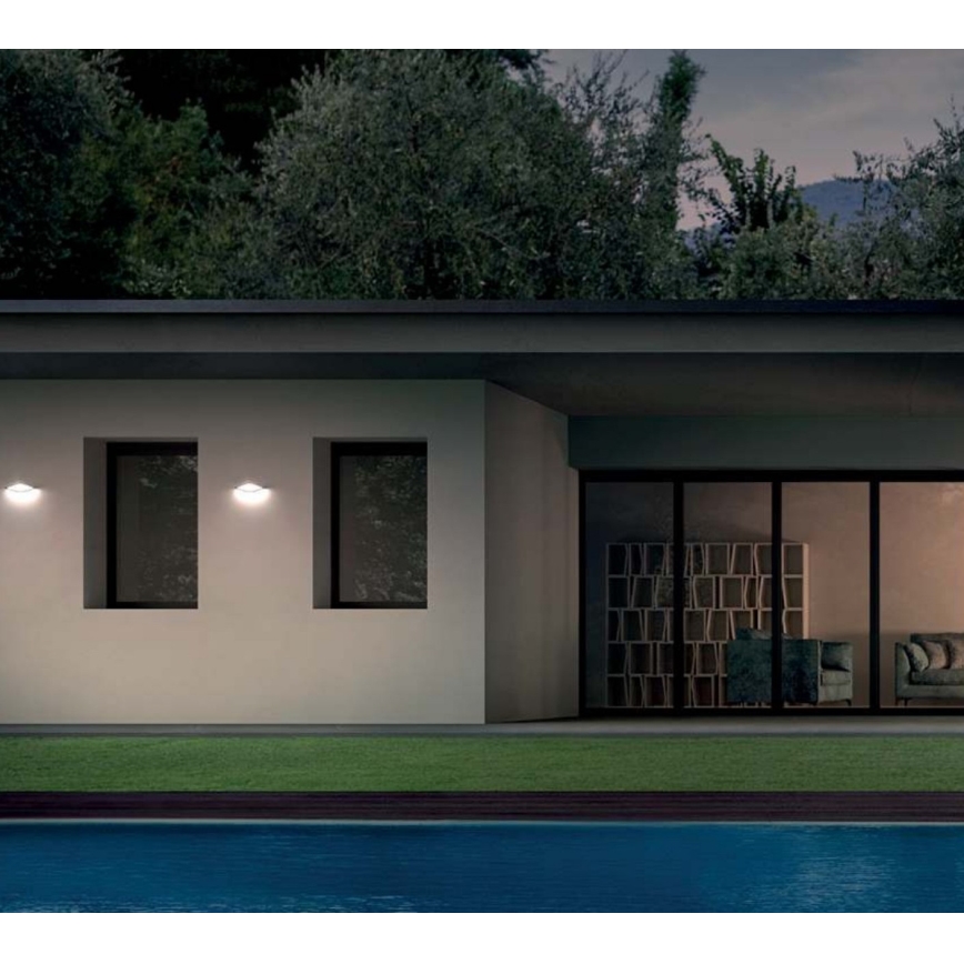 Redo 90002 - LED Екстериорна Стенна лампа CHALET 1xLED/8W/230V IP54