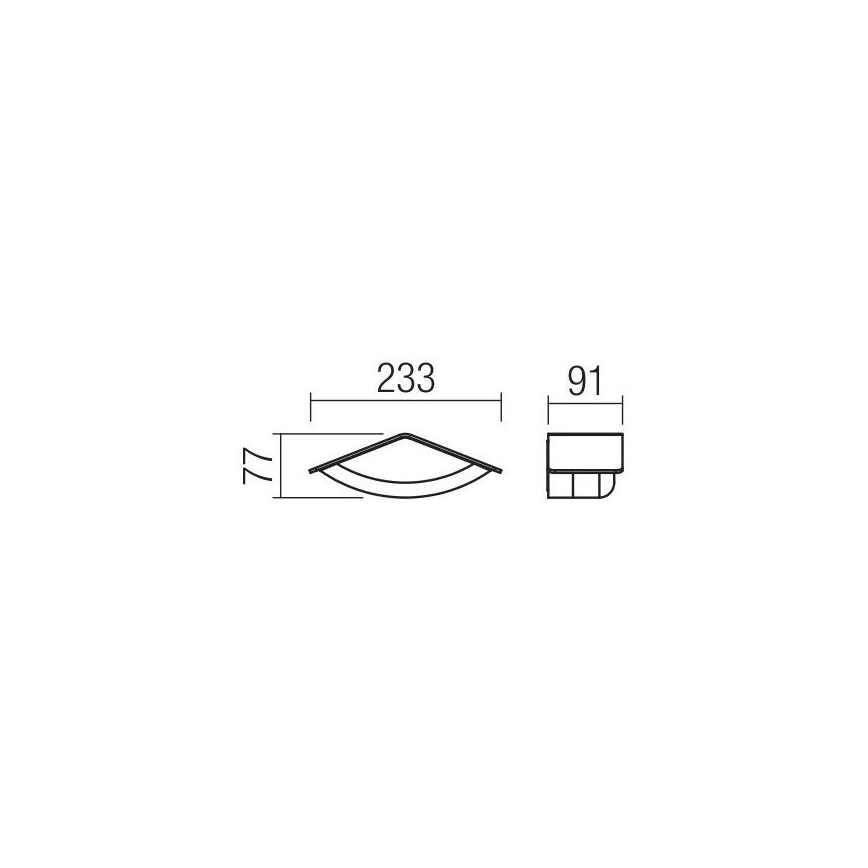 Redo 90002 - LED Екстериорна Стенна лампа CHALET 1xLED/8W/230V IP54