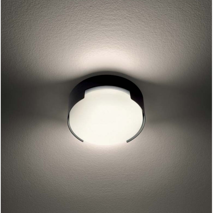 Redo 90004 - Екстериорна LED лампа за таван SKOR LED/12W/230V Ø 15 см IP54 кафяв