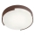 Redo 90006 - Екстериорна LED лампа за таван SKOR LED/16W/230V Ø 25 см IP54 кафяв