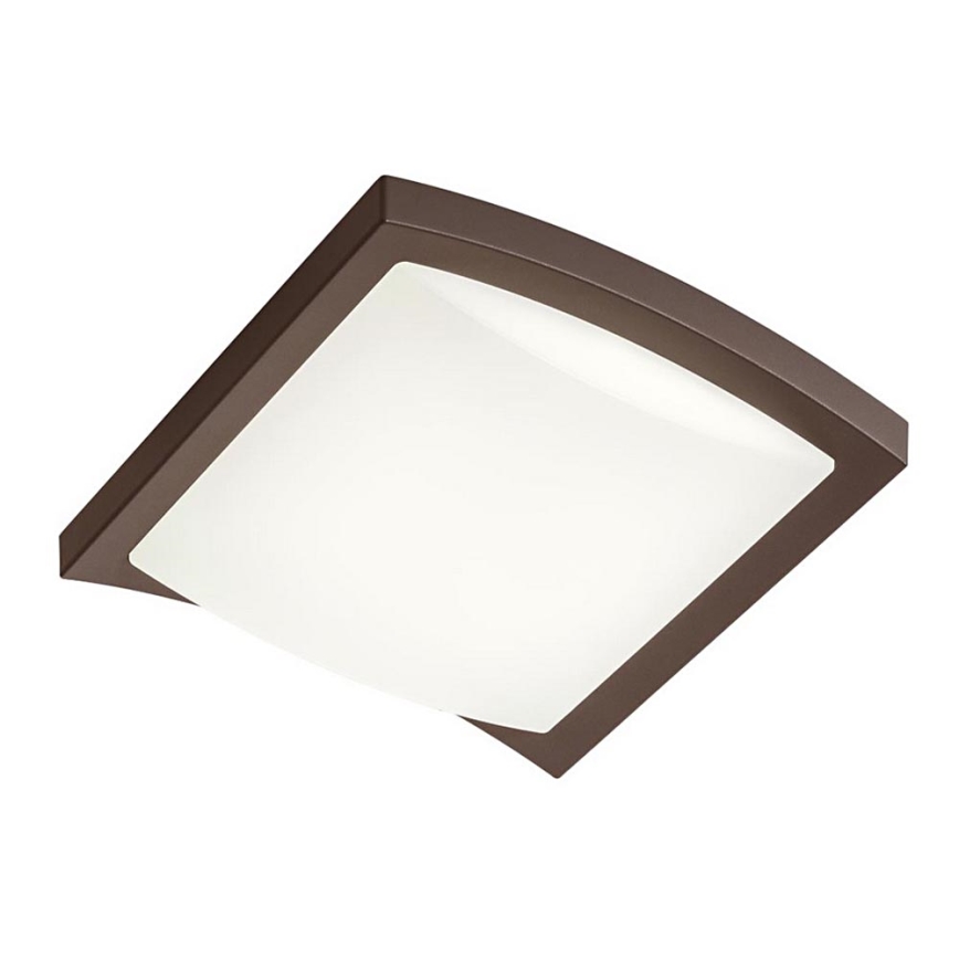Redo 90008 - Екстериорна LED лампа за таван TALLIN LED/21W/230V 24,5x24,5 см IP54 кафяв