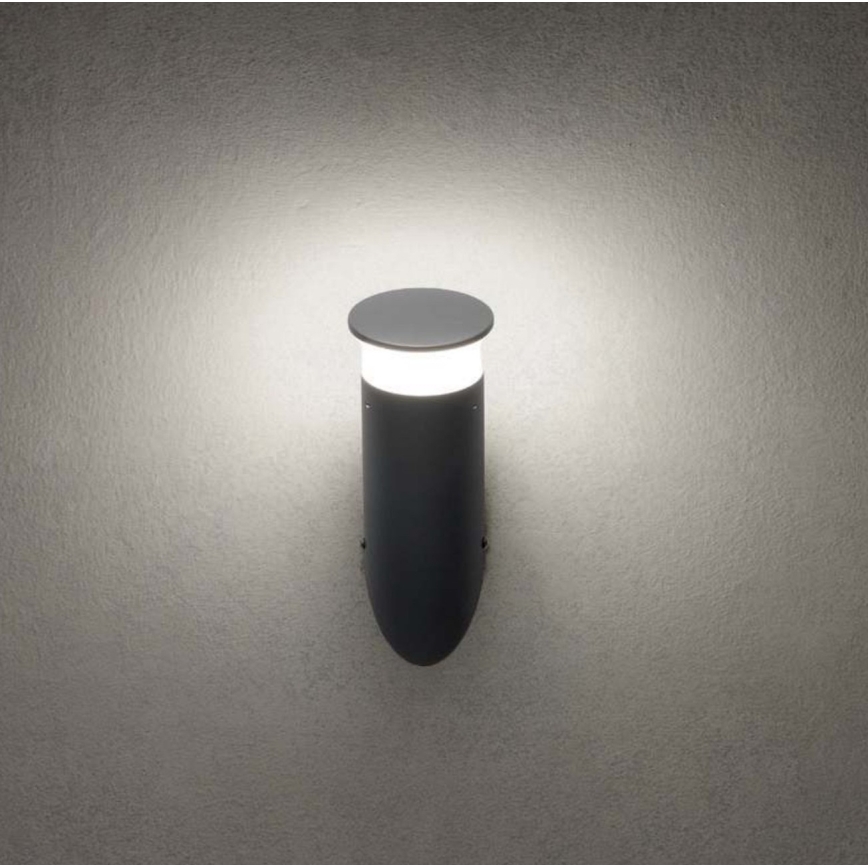 Redo 90073 - LED RGBW Външно стенно осветително тяло ALGON LED/6W/230V Wi-Fi Tuya IP65 антрацит