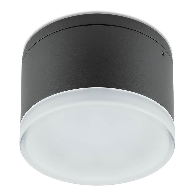 Redo 90107 - Екстериорна LED лампа за таван AKRON 1xLED/9W/230V Ø 10,8 см IP54