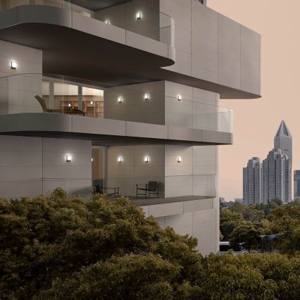 Redo 90130 -LED Външно стенно осветително тяло COLIN LED/9W/230V 4000K IP54 антрацит